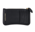 Alexander McQueen Seal Card Holder, £95, Accessories, Black, Leather, Back view